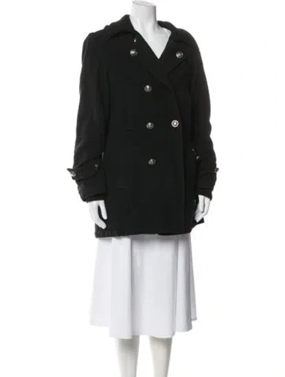 Pre-owned Dolce & Gabbana Peacoat In Black