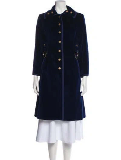 Pre-owned Dolce & Gabbana Peacoat In Blue