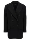 Dolce & Gabbana Double-breasted Silk And Cotton Denim Taormina-fit Jacket