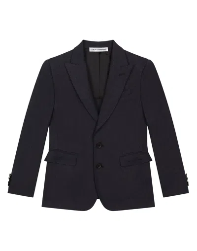 Dolce & Gabbana Peak-lapel Single-breasted Blazer In Black