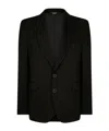 Dolce & Gabbana Peak Lapel Single-breasted Jacket In Black