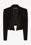 Dolce & Gabbana Long-sleeved Suit Coat In Black