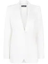 Dolce & Gabbana Peak Lapels Single-breasted Blazer In White