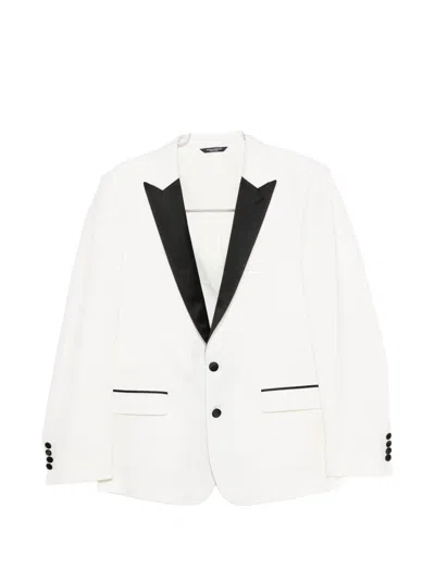 Dolce & Gabbana Peak Lapels Tuxedo In White