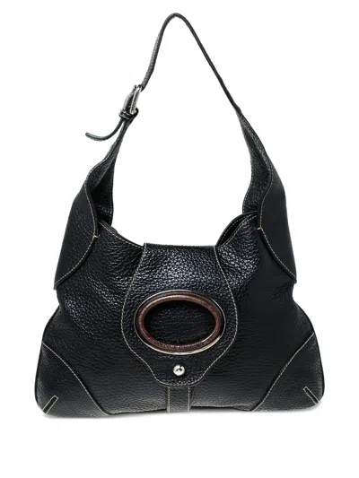 Pre-owned Dolce & Gabbana Pebbled-leather Shoulder Bag