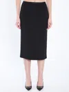 Dolce & Gabbana Longuette Pencil Skirt In Black