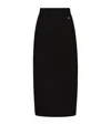 Dolce & Gabbana Cady Calf-length Skirt With Slits