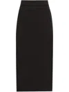 Dolce & Gabbana Pencil Midi Skirt In Black