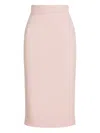 Dolce & Gabbana Stretch Cady Skirt In Pink