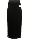 Dolce & Gabbana Synthetic Fibers Skirt In Black