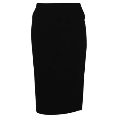 Pre-owned Dolce & Gabbana Pencil Skirt Size 38 In Black