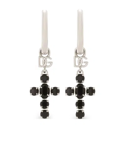 Dolce & Gabbana Pendant Earrings In Black