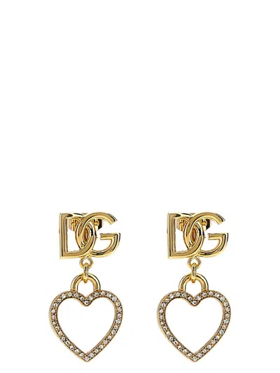 Dolce & Gabbana Pendant Earrings Jewelry Gold