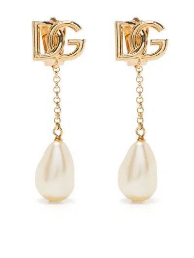 Dolce & Gabbana Pendant Earrings In Metallic