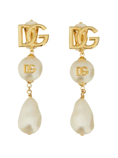 Dolce & Gabbana Pendant Earrings In Multicolour