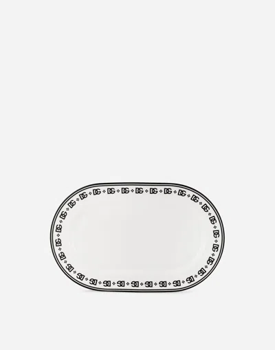 Dolce & Gabbana Piatto Port.ov.40x28 In Multicolor