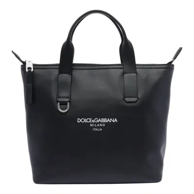 DOLCE & GABBANA DOLCE & GABBANA PICCOLA SMOOTH LEATHER TOTE BAG