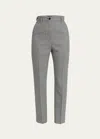 Dolce & Gabbana Waistband Loop Casual Pants In Blkwhtchk
