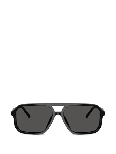 Dolce & Gabbana Pilot-frame Sunglasses In Black