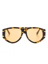 Dolce & Gabbana Dg Griffe Sunglasses In Brown