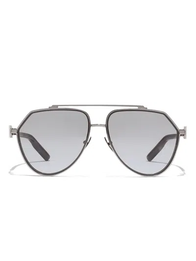 Dolce & Gabbana Pilot-frame Sunglasses In Grey