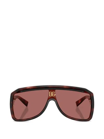 Dolce & Gabbana Pilot-frame Tortoiseshell Sunglasses In Neutral