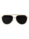 DOLCE & GABBANA DOLCE & GABBANA PILOT SUNGLASSES 0 DG2302 02/58