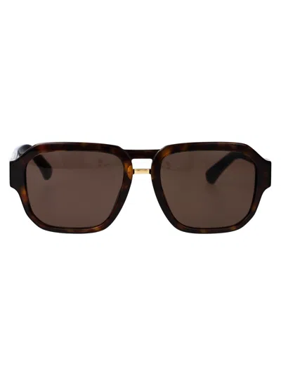 Dolce & Gabbana Pilot Sunglasses 0 Dg4464 502/73 In Havana