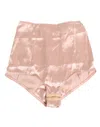 Dolce & Gabbana Pink Acetate High Waist Shorts Panty Underwear In Pink