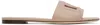 Dolce & Gabbana Piink Leather Millennials Flats In 80402 Cipria