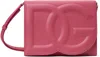 Dolce & Gabbana Dg Leather Flap Crossbody Bag In 80441 Glicine