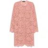 Dolce & Gabbana Collarless Lace Floral Patch Pockets Coat