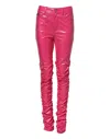 Dolce & Gabbana Pink Cotton High Waisted Skinny Denim Jeans