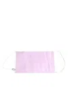 Dolce & Gabbana Pink Cotton Logo Elastic Ear Strap Face Mask In Pink
