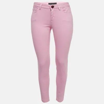 Pre-owned Dolce & Gabbana Pink Denim Pretty Fit Jeans S Waist 25"