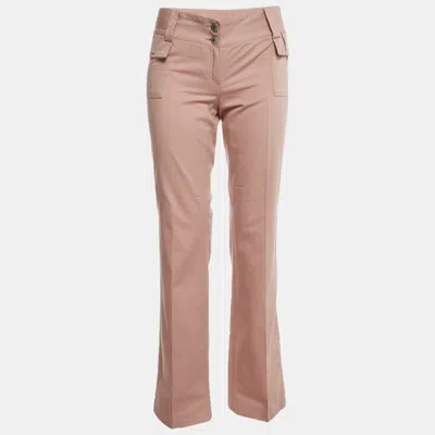 Pre-owned Dolce & Gabbana Pink Denim Straight Fit Jeans S /waist 30"