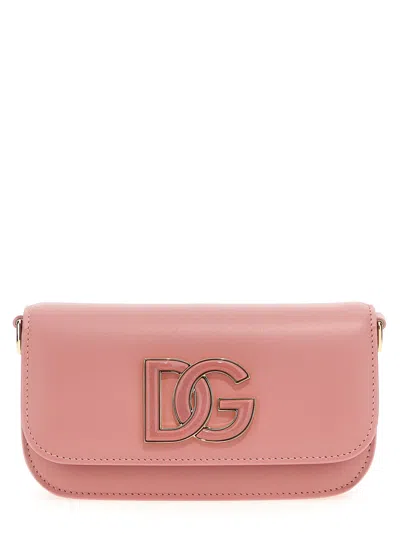Dolce & Gabbana Pink Dg Logo Shoulder Bag
