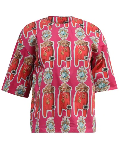 Dolce & Gabbana Pink Hands Top