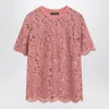 Dolce & Gabbana Lace Crew-neck T-shirt