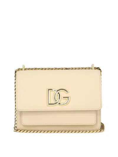 Dolce & Gabbana Pink Leather Crossbody Handbag For Women