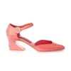 Dolce & Gabbana Pink Leather Di Calfskin Pump In Pink