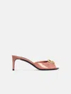 Dolce & Gabbana Pink Leather Sandals In Pink