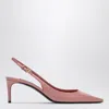 Dolce & Gabbana Mun 90 Polished Calfskin Slingback Pumps In Pink