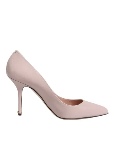 Pre-owned Dolce & Gabbana Pink Patent Leather Stiletto Heel Pumps Women's Shoes ()