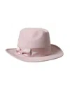 Dolce & Gabbana Pink Rabbit Fedora Trilby Women Hat