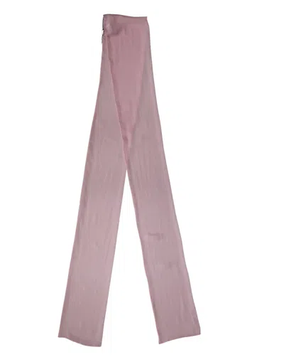 Dolce & Gabbana Silk Sash Wrap Shawl Long Scarf In Purple