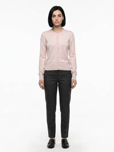Dolce & Gabbana Silk Cardigan In Pink