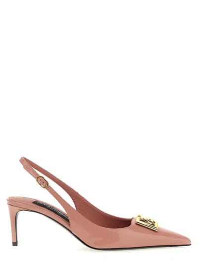 Dolce & Gabbana Pink Slingback Heels