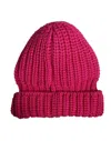 Dolce & Gabbana Pink Solid Wool Knitted Winter Beanie Hat In Pink