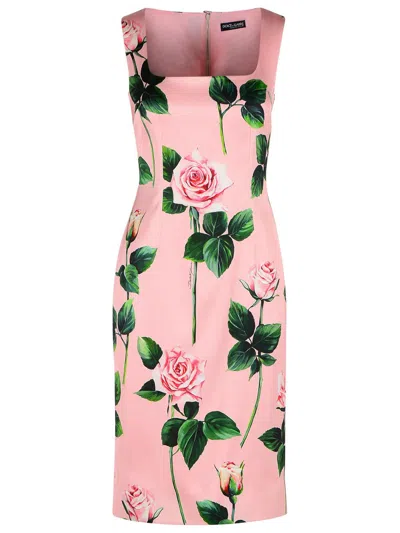 Dolce & Gabbana Pink Viscose Dress